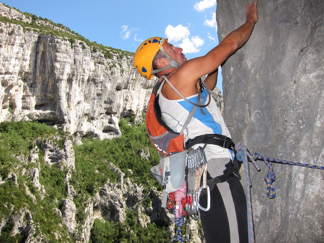 escalade dans les Gorges du Verdon