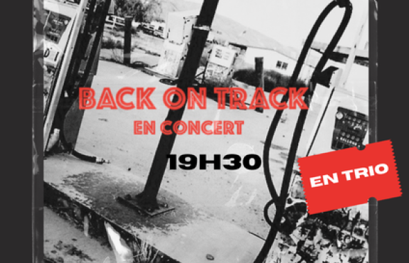 Concert at the Brasserie du Petit Lac: Back on Track (trio)_Moustiers-Sainte-Marie