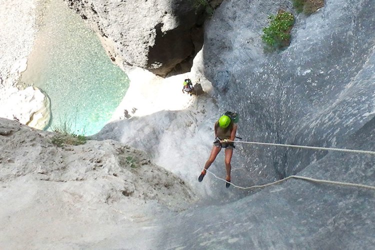 Canyoning dans le Verdon avec Rocksiders