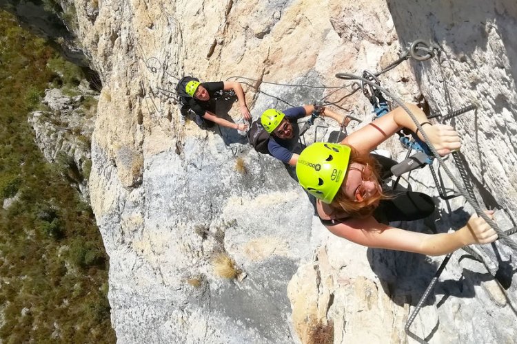 Via ferrata avec Rocksiders