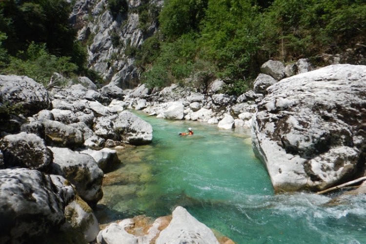 Canyoning dans le Grand Canyon du Verdon avec ROCKSIDERS