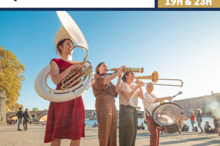 "Platz für Musik " : Wanderung mit der WONDER BRASS QUARTET !_Moustiers-Sainte-Marie