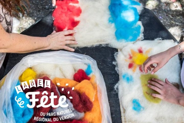 Créer des objets avec la laine feutrée_Moustiers-Sainte-Marie