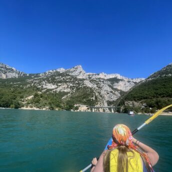 Canoë sur le Lac de Sainte-Croix