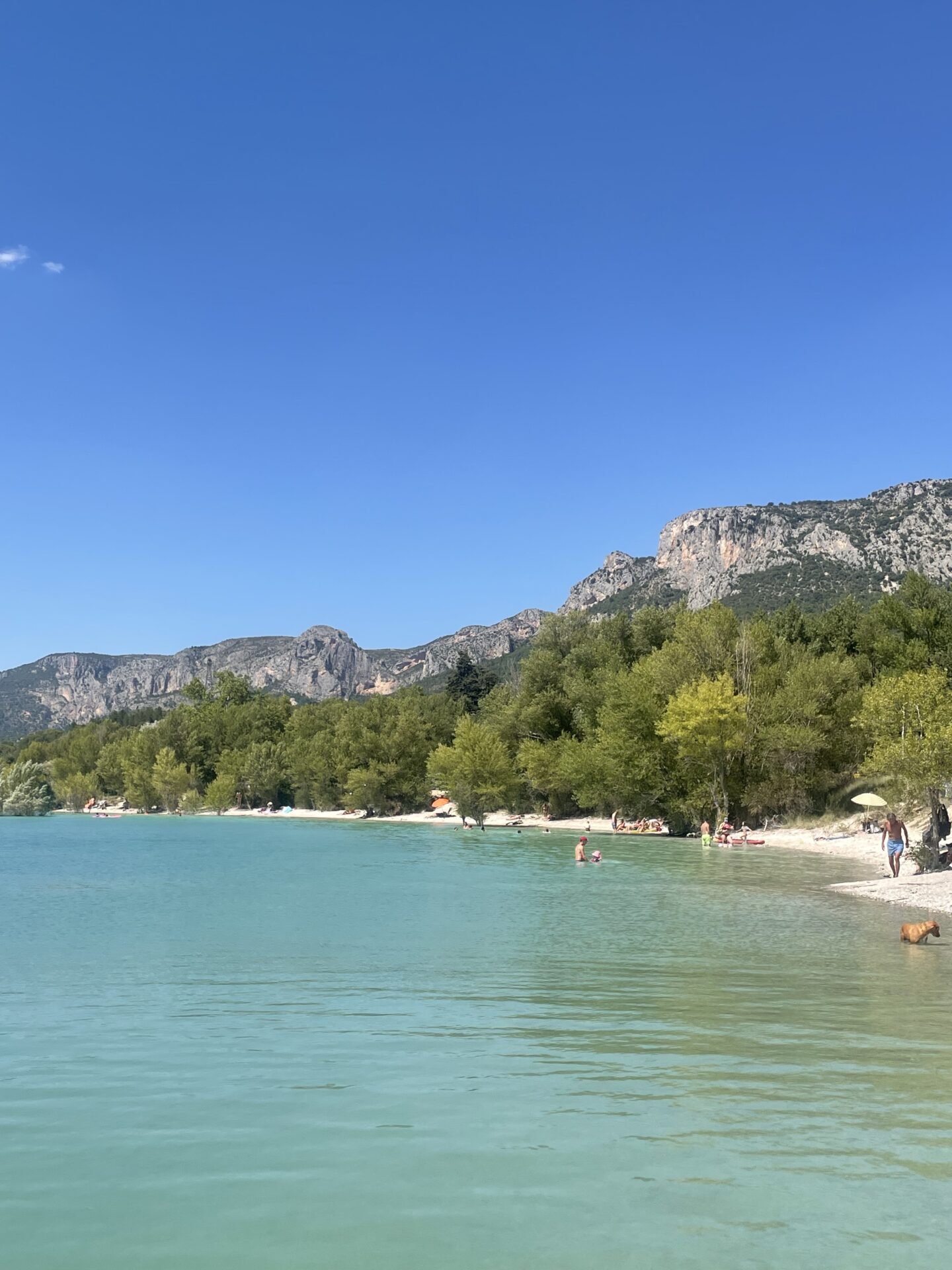 Lac plage Cadeno