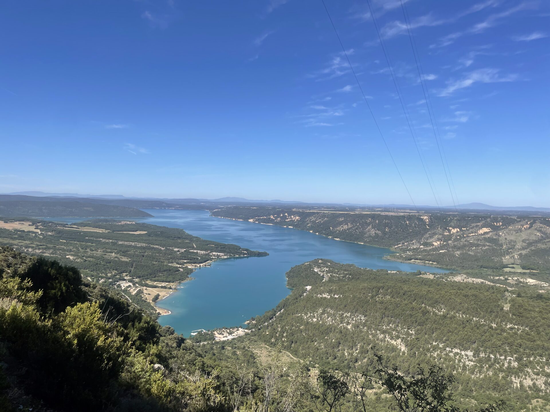 The villages around Lake Sainte-Croix