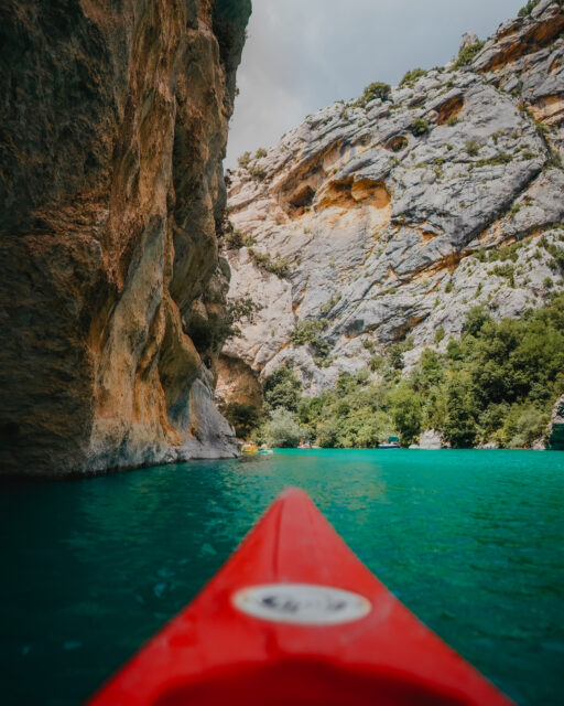 Canoë dans les Gorges