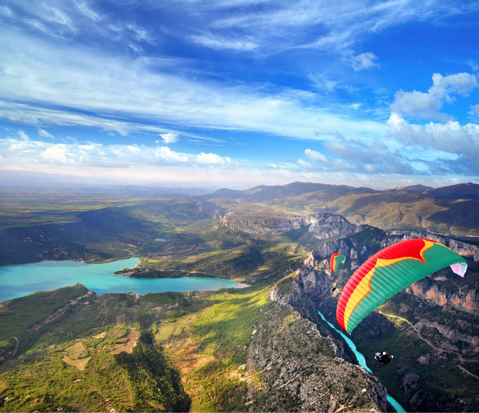 Parapente Lac de Sainte Croix