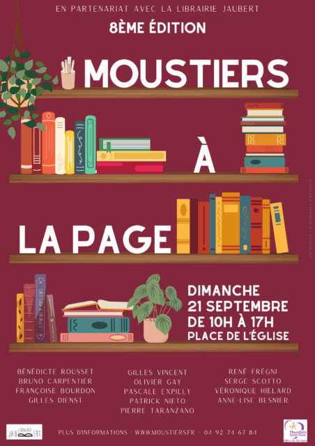 Affiche Moustiers à la page
