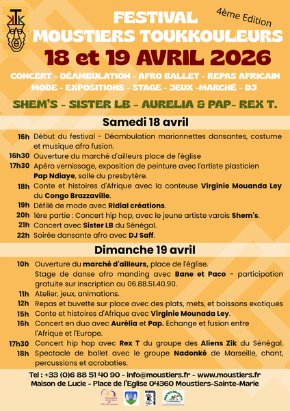 Programme Toukkouleurs