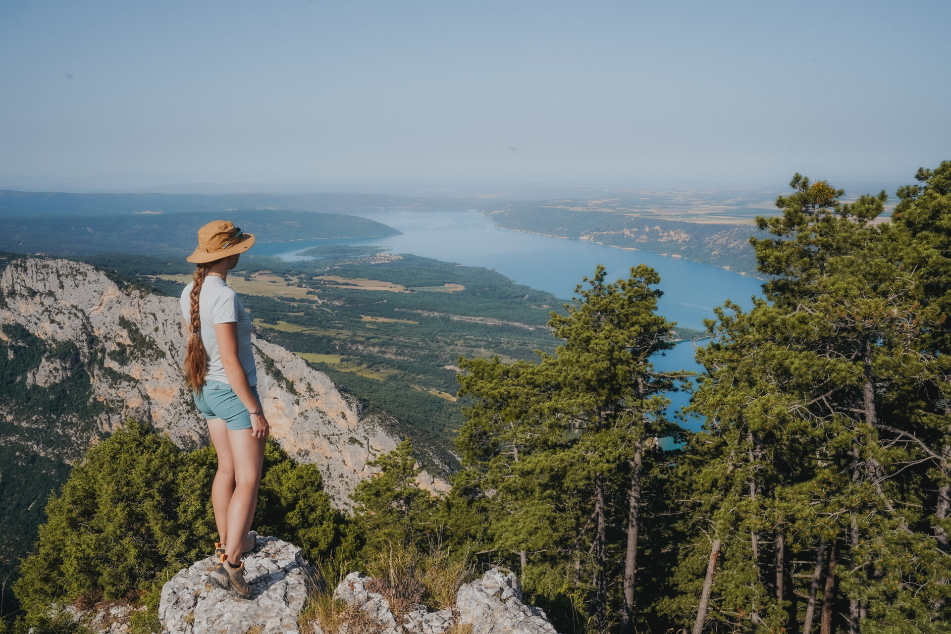 Vue sur le lac de Sainte Croix